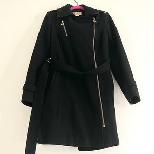 Michael Kors black pea coat